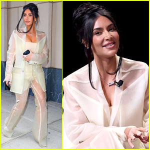 Kim Kardashian Goes Sheer For TIME100 Summit & Opens Up About How SKIMS 'Reshifted' Her Life