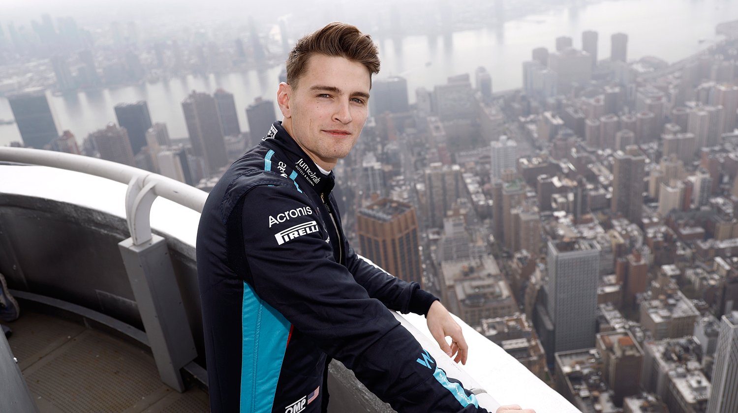 Formula One Rising Star Logan Sargeant Makes Appearance on the Top of the Empire State Building