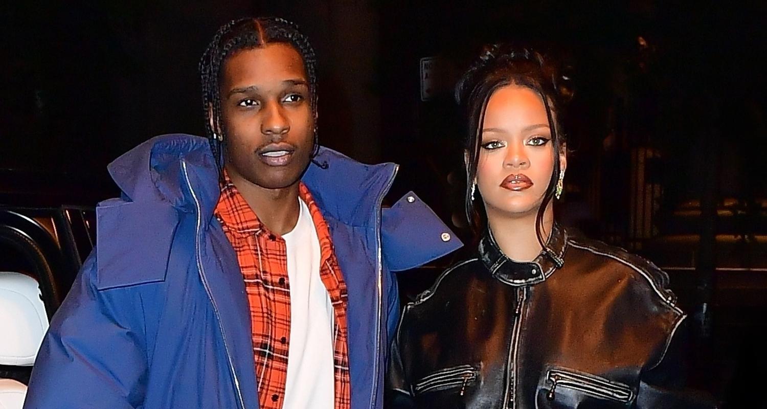 Pregnant Rihanna Wears Full Leather Look on Date Night with AAP Rocky