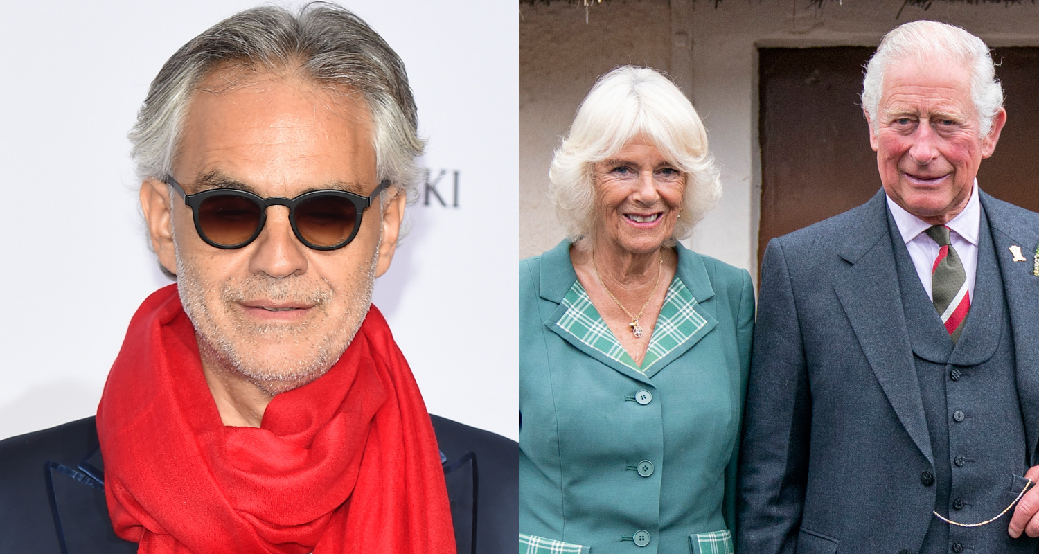 Andrea Bocelli Reveals the Song King Charles & Queen Camilla Request He Perform at Coronation Concert | Just Jared: Entertainment News and Celebrity Photos