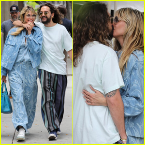 Heidi Klum & Husband Tom Kaulitz Pack on the PDA During Lunch Date in L.A.