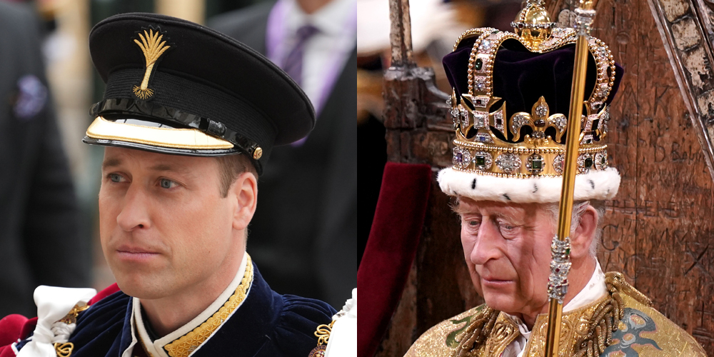 Fans Figure Out What King Charles Whispered to Prince William in Tender Father-Son Moment After Coronation Crowning
