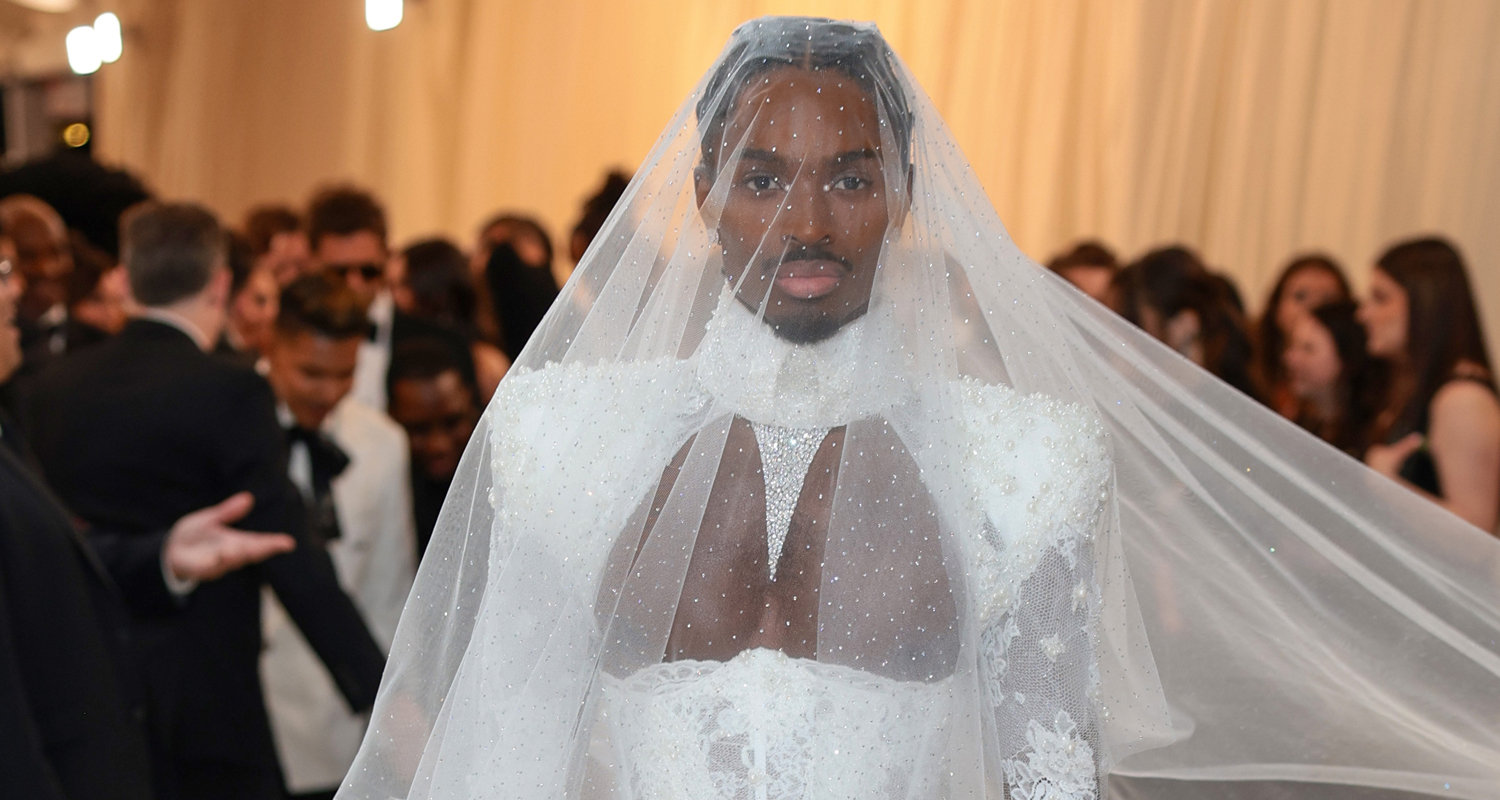 Alton Mason Dresses as Chanel Bride for Met Gala 2023 2023 Met Gala