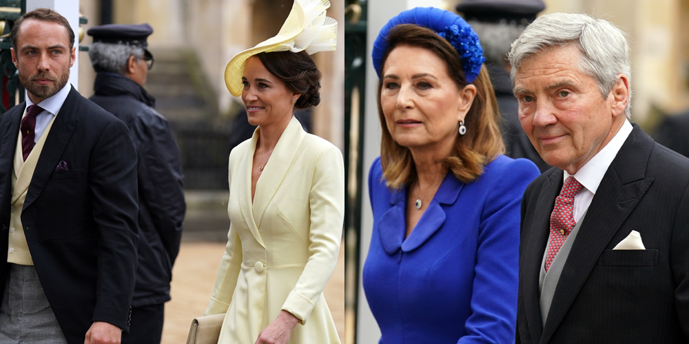 Kate Middleton’s Sister Pippa, Brother James & Parents, Carole & Michael, Attend King Charles’ Coronation Ceremony!