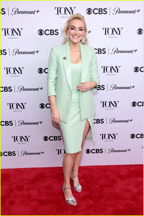 Betsy Wolfe at the Tony Nominees press event