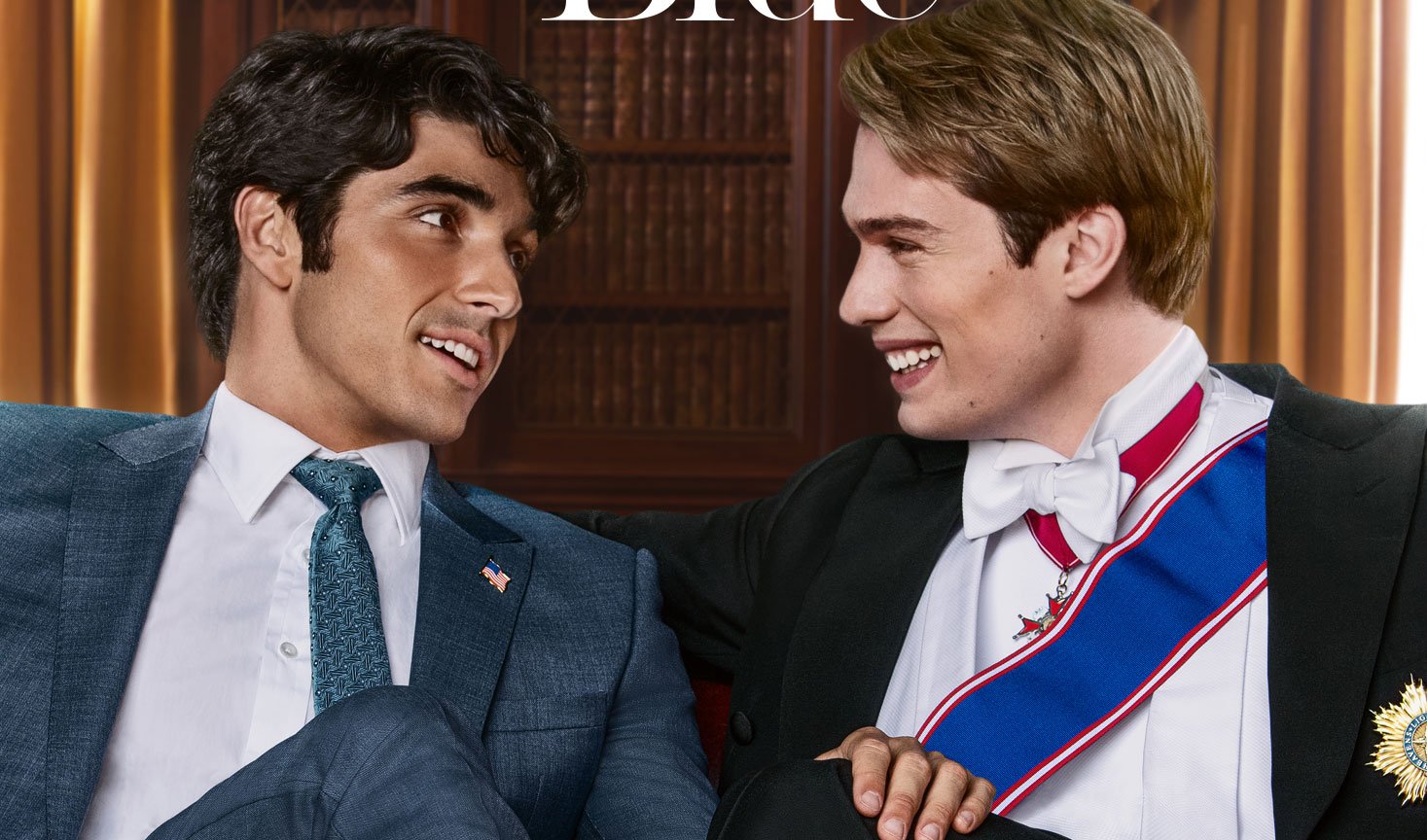 Taylor Zakhar Perez & Nicholas Galitzine Make a Cute Couple in ‘Red, White & Royal Blue’ Movie Poster!