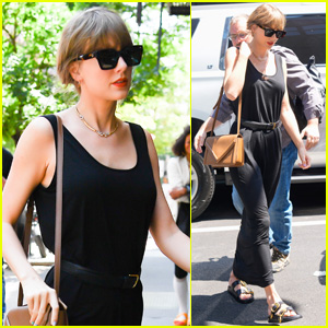 Taylor Swift Arrives at Electric Lady Studio in NYC to Continue Working on New Music