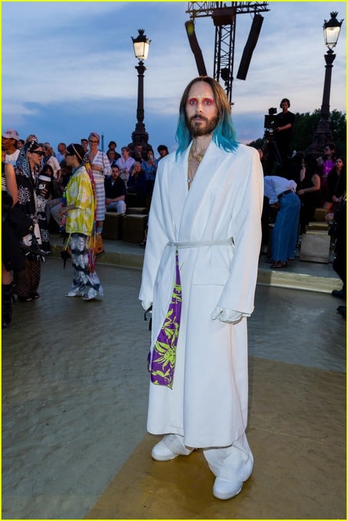 Jared Leto at the Louis Vuitton show