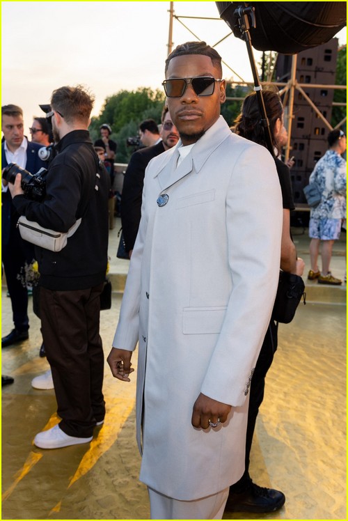 John Boyega at the Louis Vuitton show