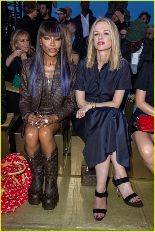 Naomi Campbell at the Louis Vuitton show