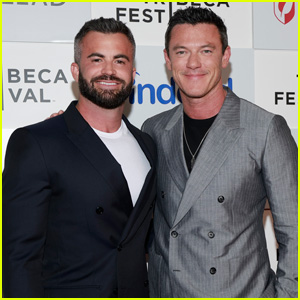 Luke Evans Gets Support from Boyfriend Fran Tomas at 'Our Son' Premiere