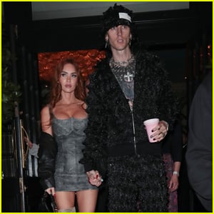 Megan Fox & Machine Gun Kelly Hold Hands on Dinner Date in London