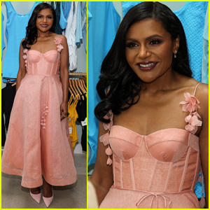 Mindy Kaling Celebrates Launch of New Mindy x Andie Swim Collection in Malibu