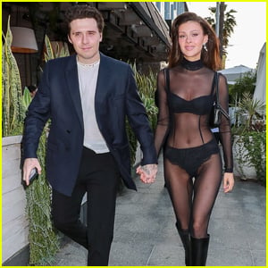 Nicola Peltz Wears Sheer Jumpsuit to Dinner with Husband Brooklyn Beckham
