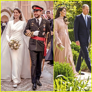Jordan's Crown Prince Hussein Marries Rajwa Al Saif In Royal Wedding; Prince William & Kate Middleton Make Surprise Appearance!