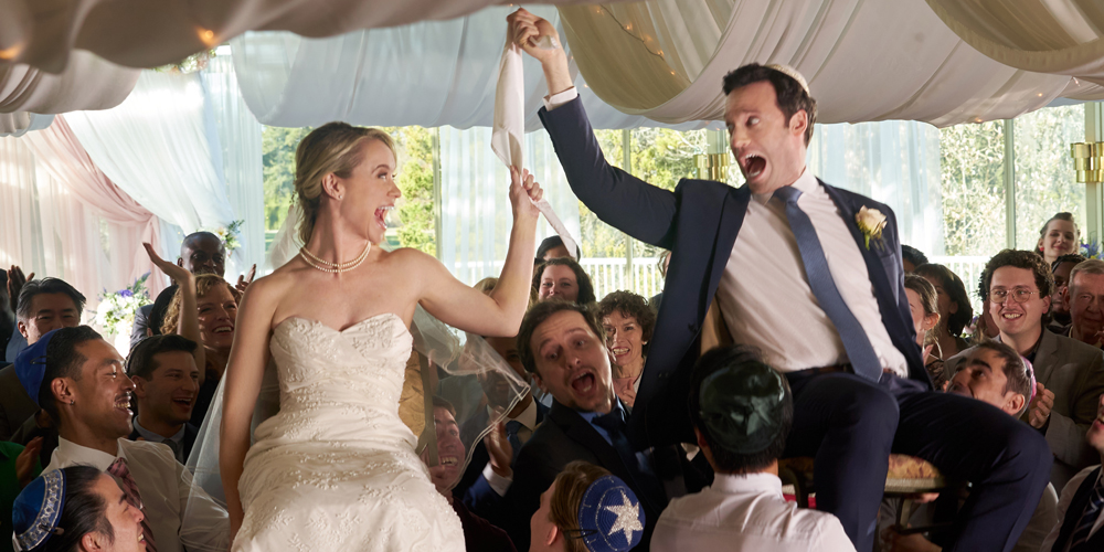 Becca Tobin & Jake Epstein Try To Plan A Wedding With Meddling Mothers-in-Law in Hallmark Channel’s ‘The Wedding Contract’