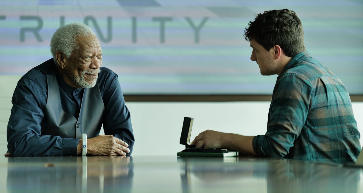 Josh Hutcherson & Morgan Freeman's Action Thriller '57 Seconds' Gets First Trailer – Watch Now! | Bevin Bru, Greg Germann, Josh Hutcherson, Lovie Simone, Morgan Freeman, Movies, Sammi Rotibi, Trailer | Just Jared: Celebrity News and Gossip - Vimarsana News