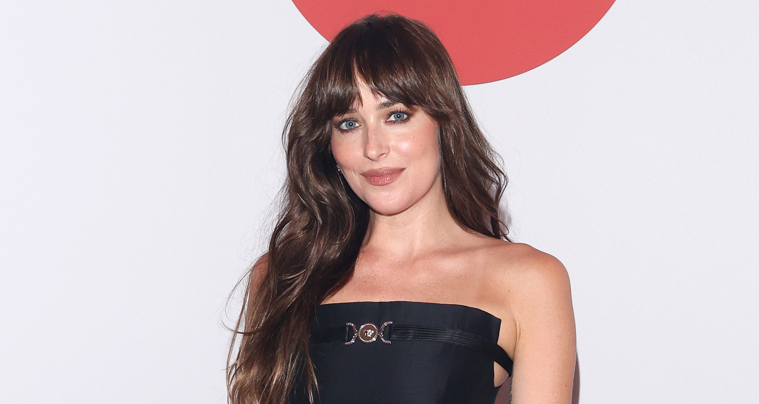 Dakota Johnson Goes Classic in Black Dress for Martini 160th