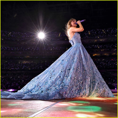 blue enchanted dress eras tour Taylor Swift's 'Eras Tour' Outfits - Every Look, Designers & Fashion Details Revealed! | Page 14 of 30 | Just Jared Little Black Dress 90s Upsell Style:Bustier top