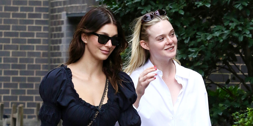 Camila Morrone & Elle Fanning Spotted Having Lunch in NYC After