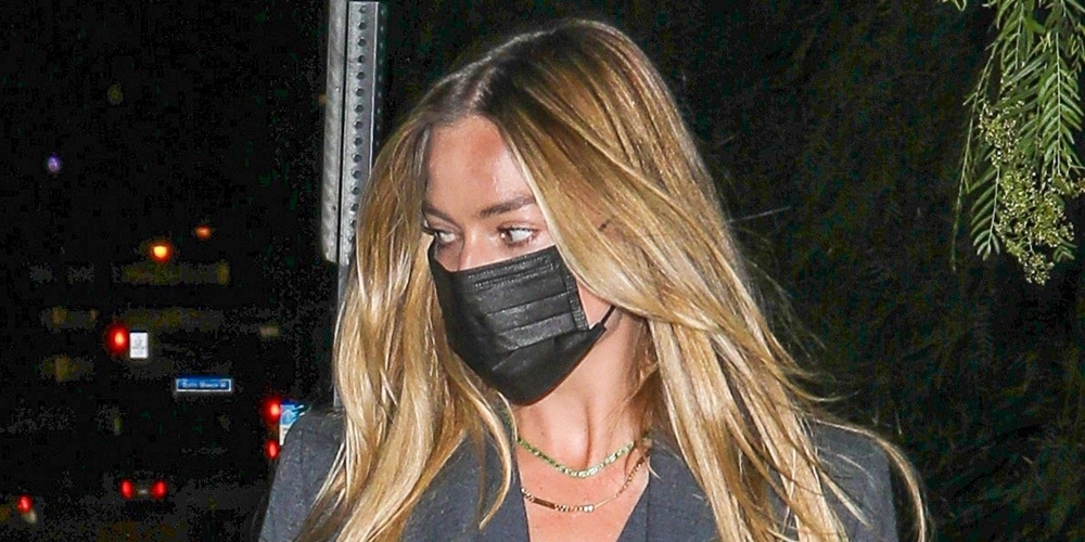 Margot Robbie Masks Up During Night Out With Husband Tom Ackerley
