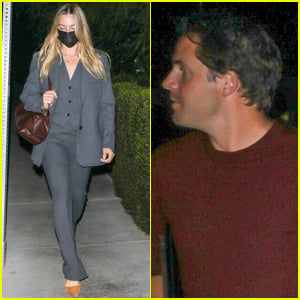 Margot Robbie Masks Up During Night Out With Husband Tom Ackerley