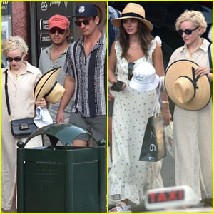 Miles Teller & Wife Keleigh Sperry Vacation With Julia Garner & Mark Foster in Italy