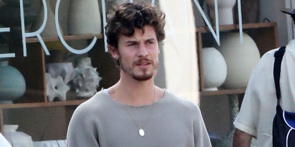 Shawn Mendes Shows Off A Mustache While Running Errands With His Family
