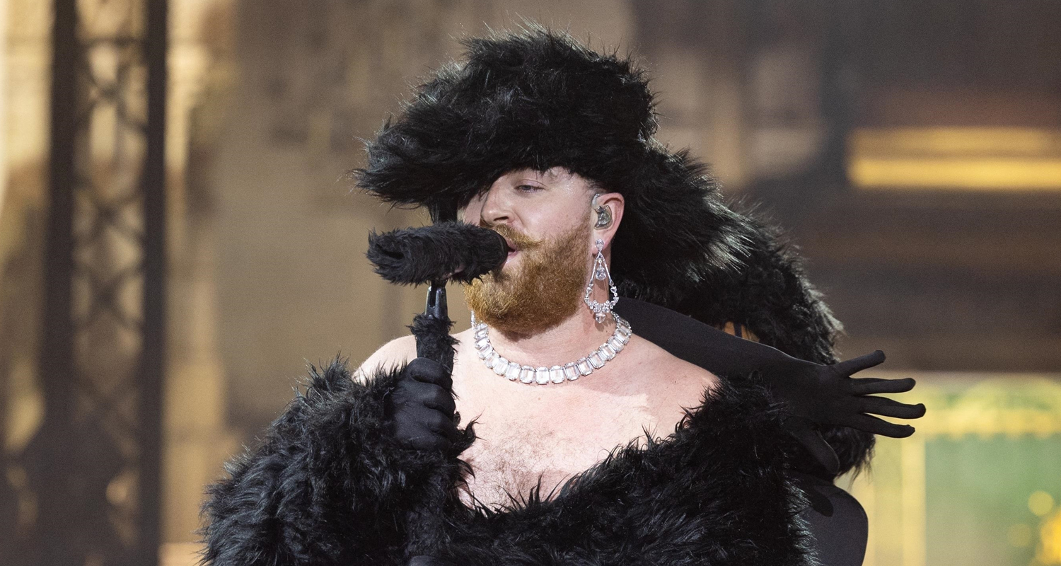 Sam Smith Performs During Boyfriend Christian Cowan’s Fashion Show in Paris