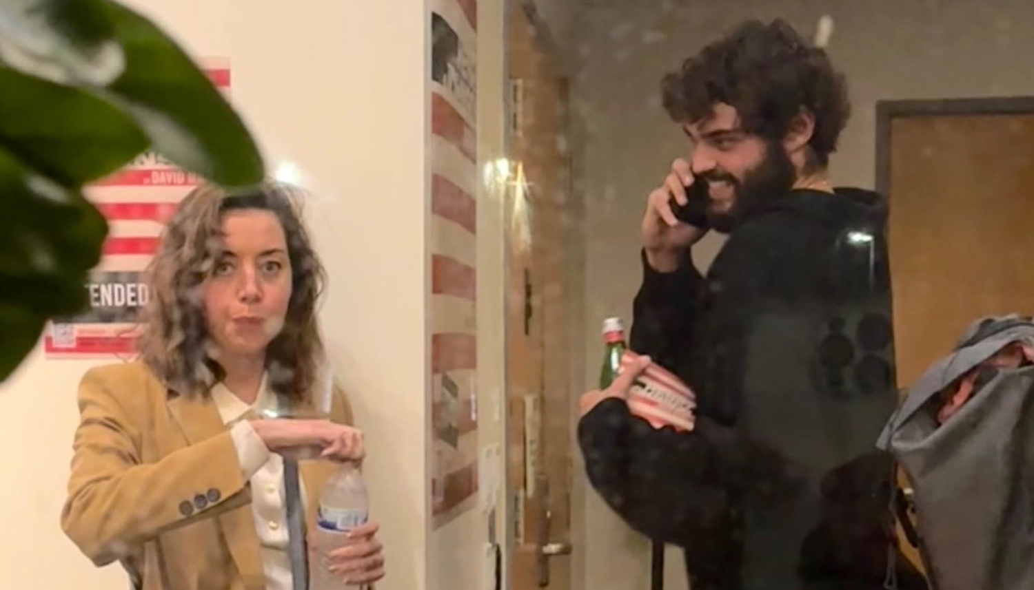 Aubrey Plaza & Noah Centineo Spotted Chatting at L.A. Movie Theater