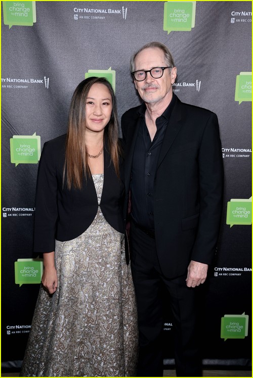 Steve Buscemi and girlfriend Karen Ho at the Bring Change to Mind Gala