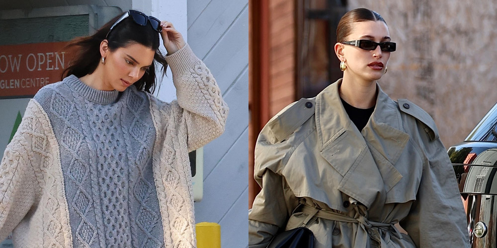 Hailey Bieber & Kendall Jenner Pair Short Shorts With Warm Layers During Weekend Outings | Hailey Bieber, Kendall Jenner | Just Jared: Celebrity Gossip and Breaking Entertainment News - Vimarsana News