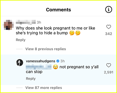 Vanessa Hudgens comment
