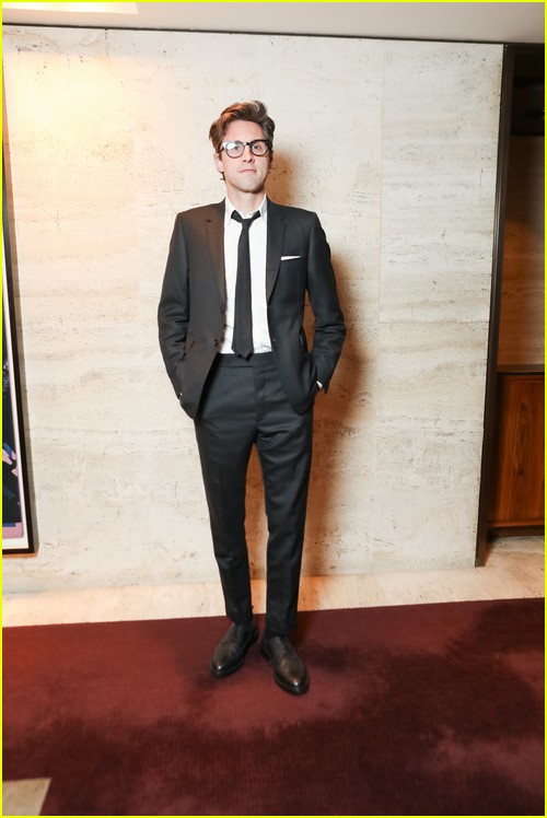 Chris Storer at the Thom Browne party