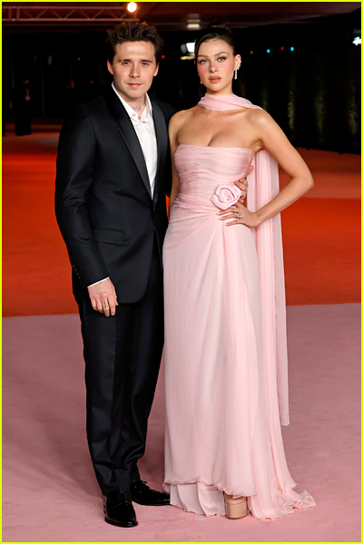 Brooklyn Beckham and Nicola Peltz at the Academy Museum Gala 2023