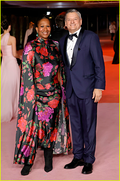 Ted Sarandos and Nicole Avant at the Academy Museum Gala 2023