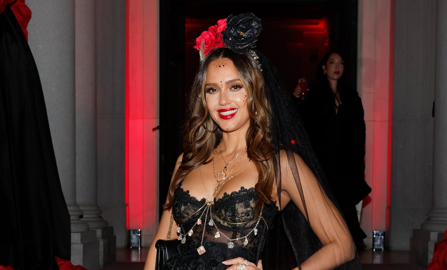 Jessica Alba Dresses Festively for Dia de Muertos Party Thrown By Friend Carlos Eric Lopez (Photos!) | Carlos Eric Lopez, Francia Raisa, Gael Garcia Bernal, Jessica Alba, Michael Cimino, Nicole Richie, Sasha Calle, Val Chmerkovskiy, Xochitl Gomez - Vimarsana News