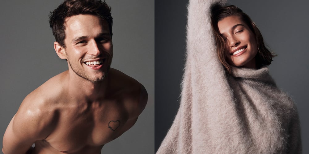 Brandon Flynn & Hailey Bieber Star In Calvin Klein’s Holiday Campaign – See the Hot Photos!