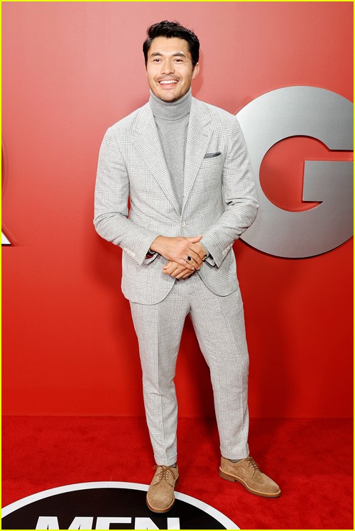 Henry Golding at the GQ party
