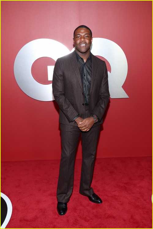 Sam Richardson at the GQ party