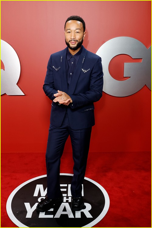 John Legend at the GQ party