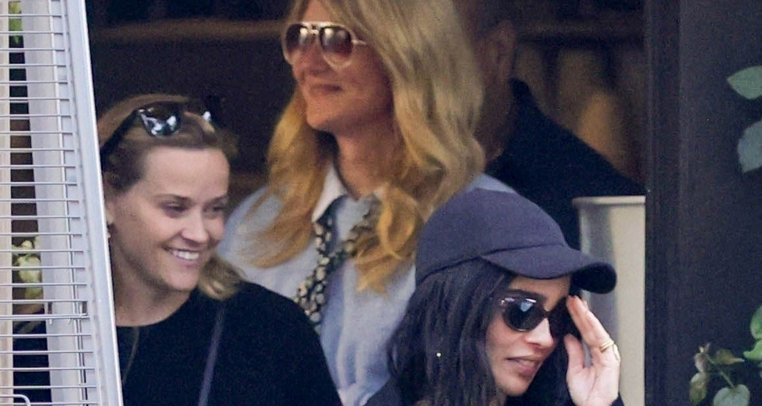 ‘Big Little Lies’ Stars Reese Witherspoon, Laura Dern, & Zoe Kravitz Reunite for Lunch!