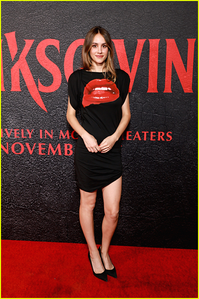 Nell Verlaque at the Thanksgiving premiere