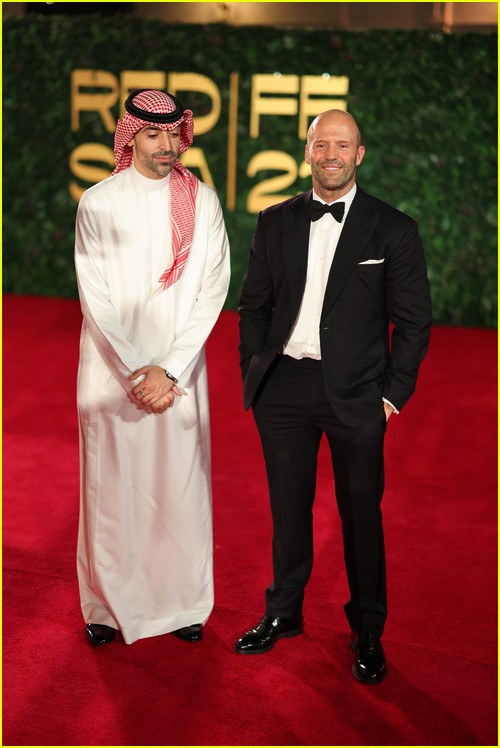 Jason Statham and Mohammed Al Turki at the Red Sea Film Festival