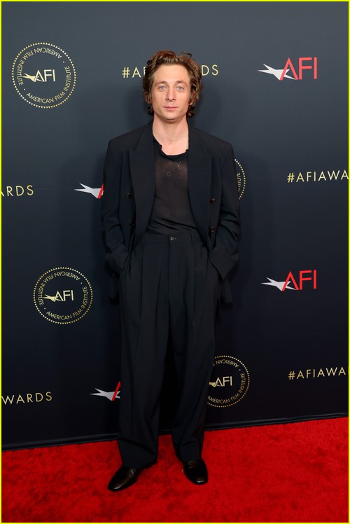 The Bear’s Jeremy Allen White at the AFI Awards