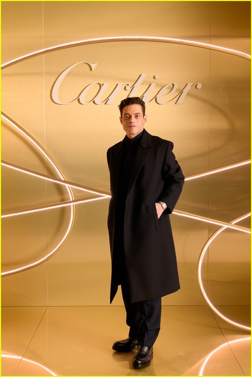 Rami Malek at the Cartier event