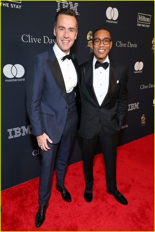 Don Lemon and husband Tim Malone at the Clive Davis Party