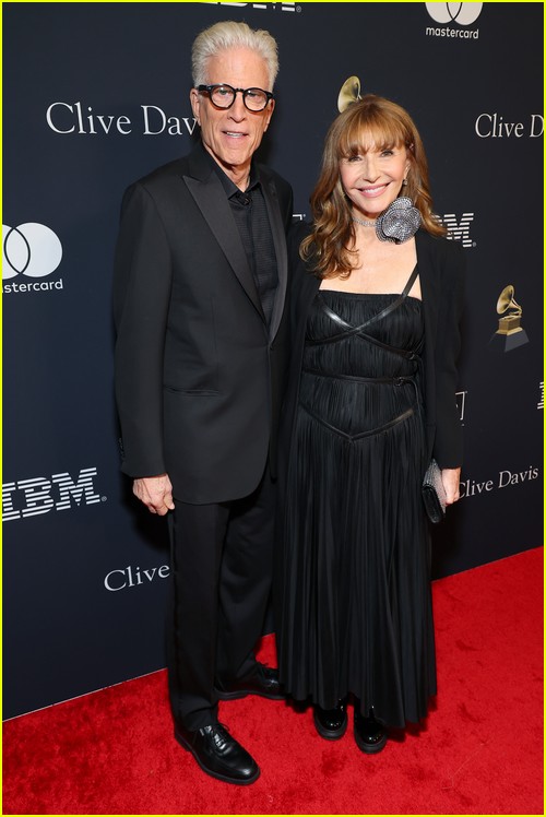 Ted Danson and Mary Steenburgen at the Clive Davis Party