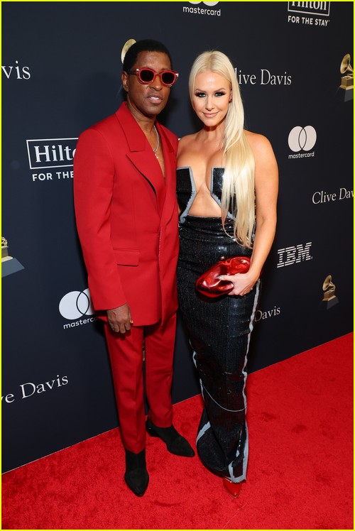 Babyface at the Clive Davis Party