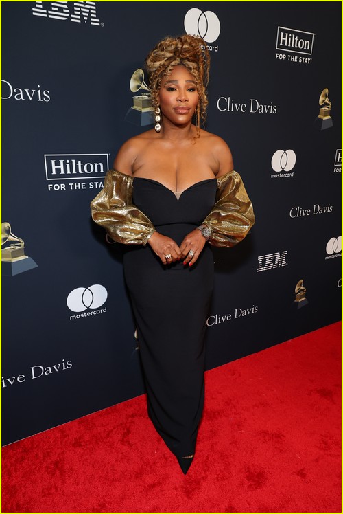 Serena Williams at the Clive Davis Party